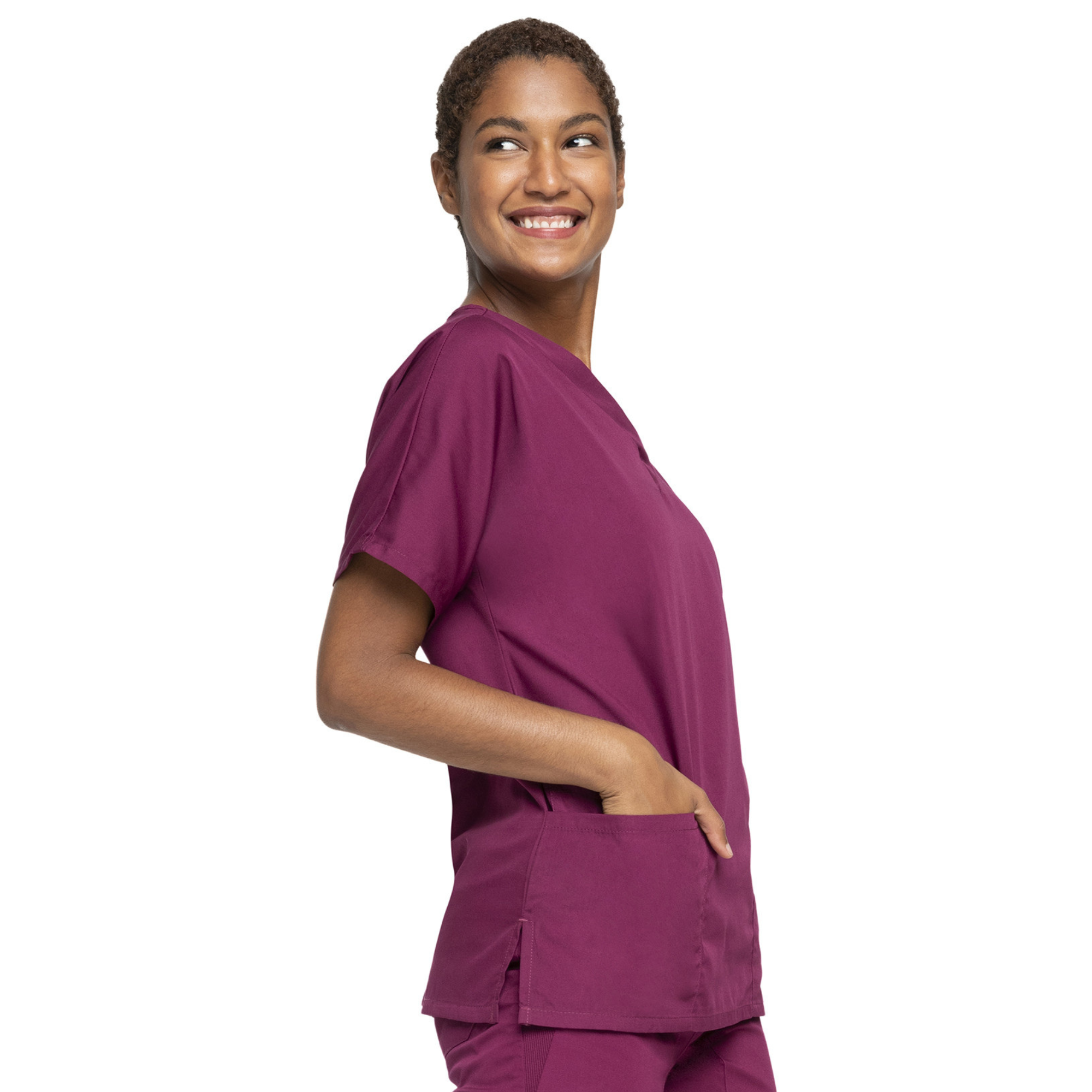 Guéthary - Tunique médicale - Col V - Manches courtes - Femme - Cherokee - Couleur 2 Cherokee Authentic Workwear