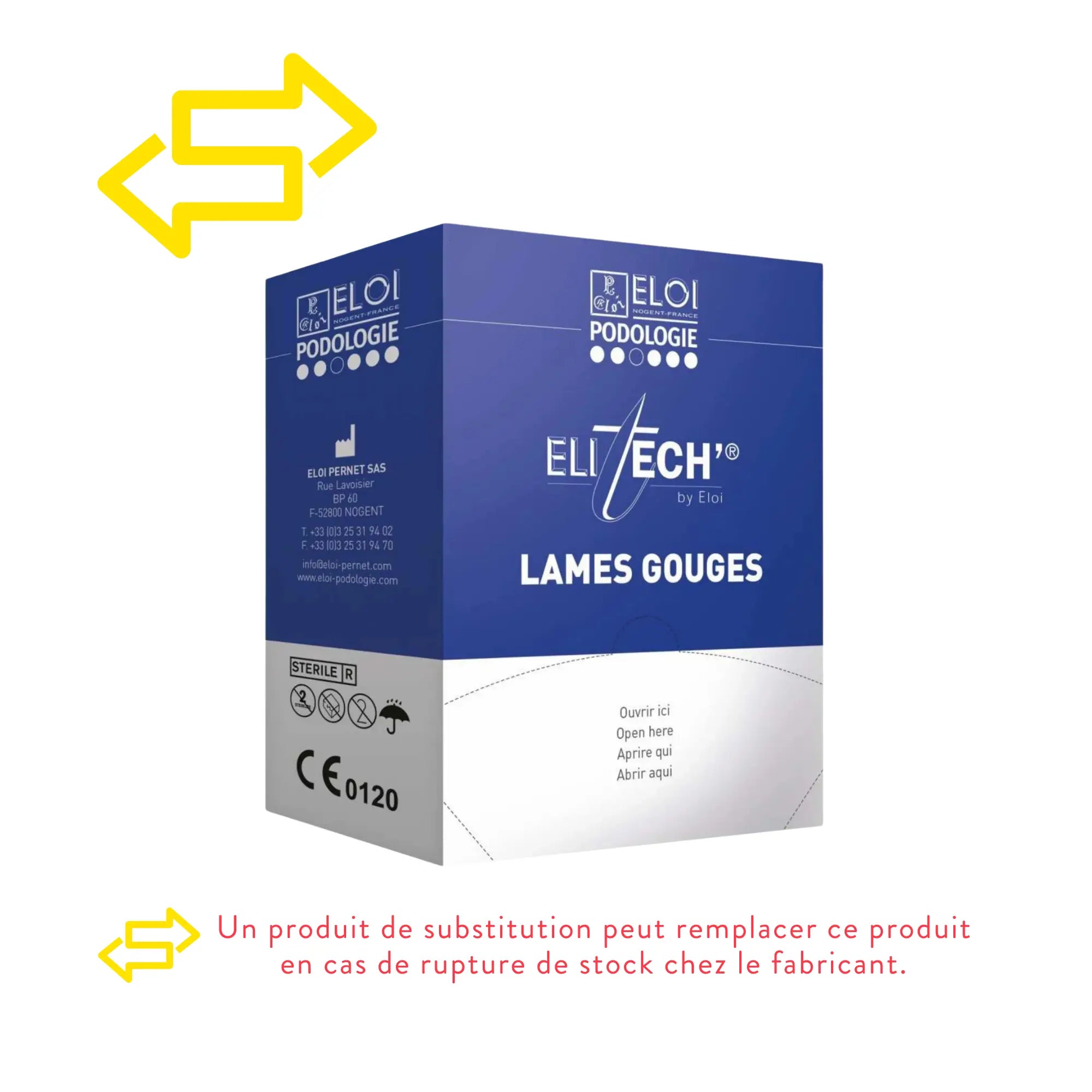 500 lames de gouges N°3 - Elitech by Eloi Eloi Podologie 