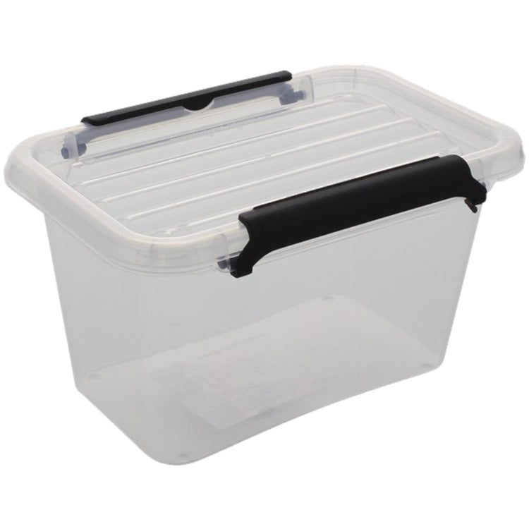 Boîte de rangement plastique transparente avec couvercle - 3 tailles