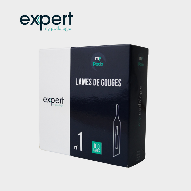 100 Lames de gouges stériles - Expert by My Podologie