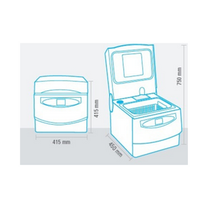 Multisteril Fast - Dispositif automatique pour désinfection, ultrasons et séchage avec pompe