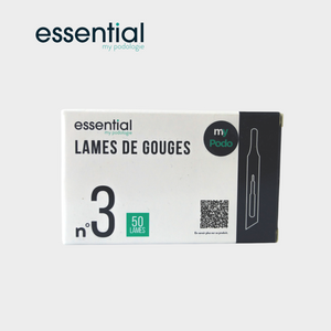 50 Lames de gouges stériles - Essential by My Podologie