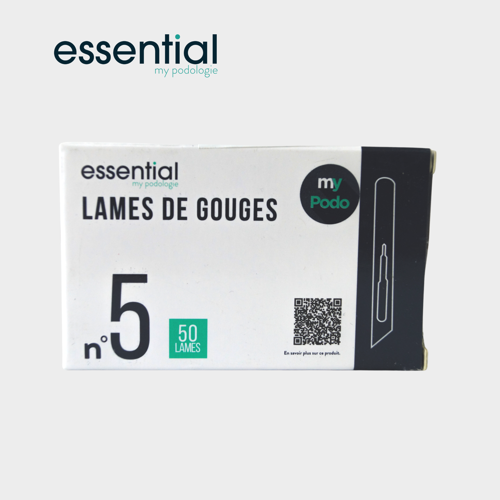 50 Lames de gouges stériles - Essential by My Podologie