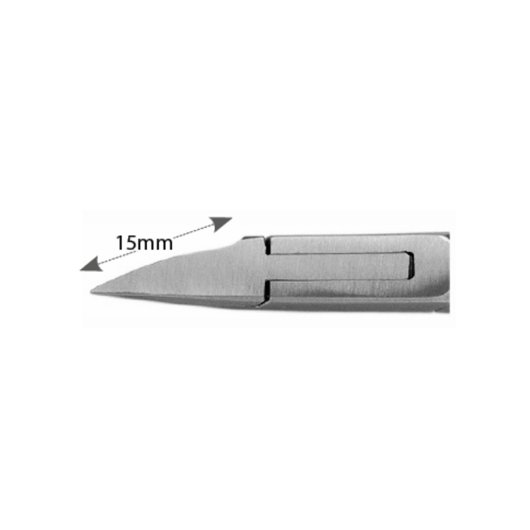 Pince à ongles - Coupe droite - Mors fins - 11,5 cm - Aesculap - HF481R