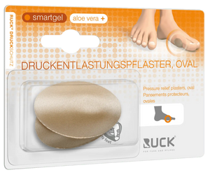 Coussin de protection ovale pour hallux valgus - 2 pièces - Ruck - My Podologie