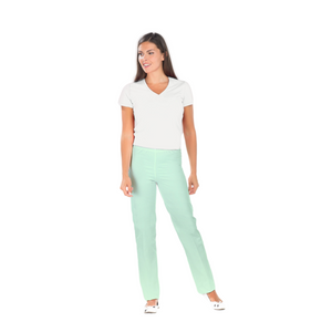 Manu - Pantalon Vert Nil - Mixte - Ceinture élastique - Sans poche My Blouse