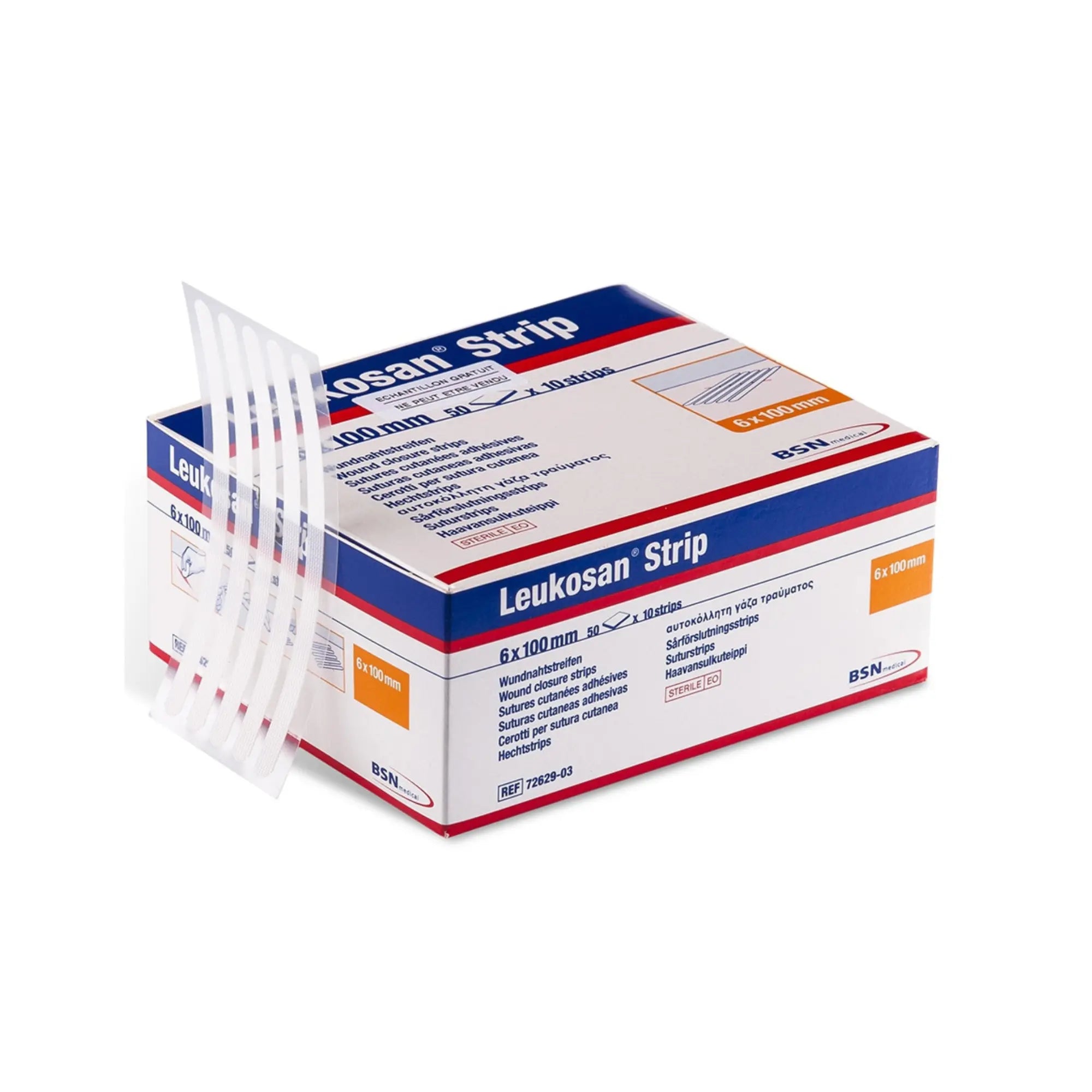 Sutures cutanées adhésives Leukosan Strip - BSN Medical - My Podologie